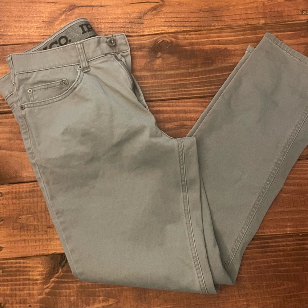 Iron Co. Slim Straight Men's Jeans in Light Gray